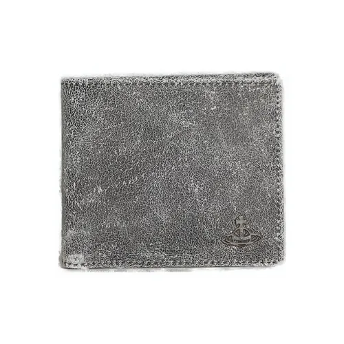 Vivienne Westwood Leather Wallet Men's Gray