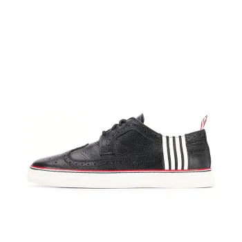 THOM BROWNE· Low Top Stylish Skateboarding Shoes Men's Black