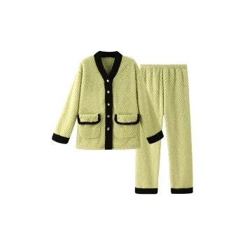 OUSHIBO Pajama Set Women's Light Green