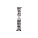 H Plaid Magnetic Apple Style Image ~ Starlight White