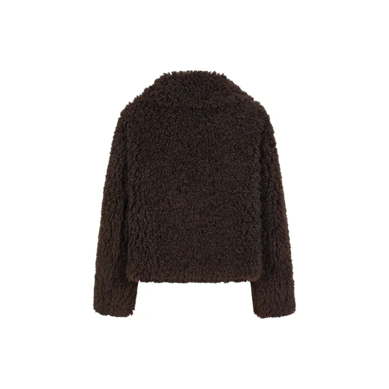 JZ. ANNAKRO Coat Women's Dark Coffee-1