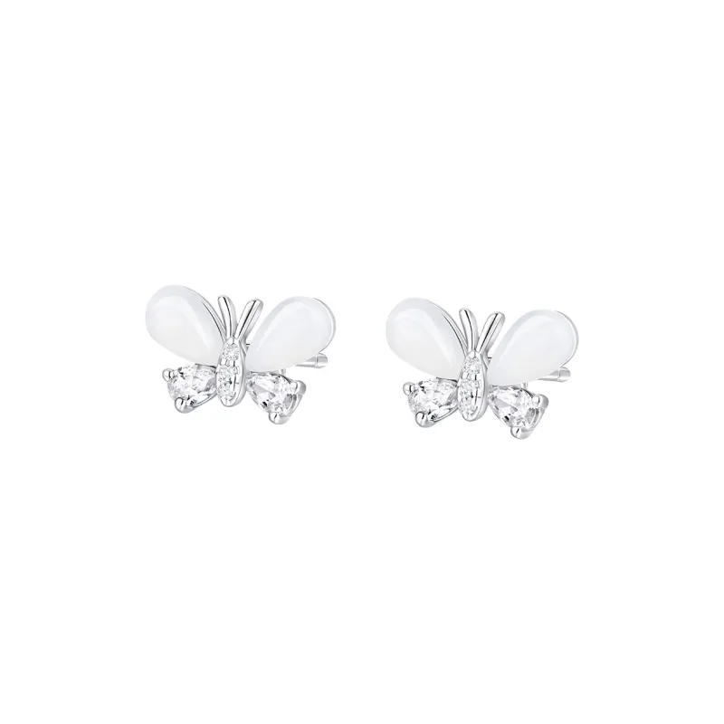 KADER Shimmering Butterfly Dance Series Stud Earrings Women's-2