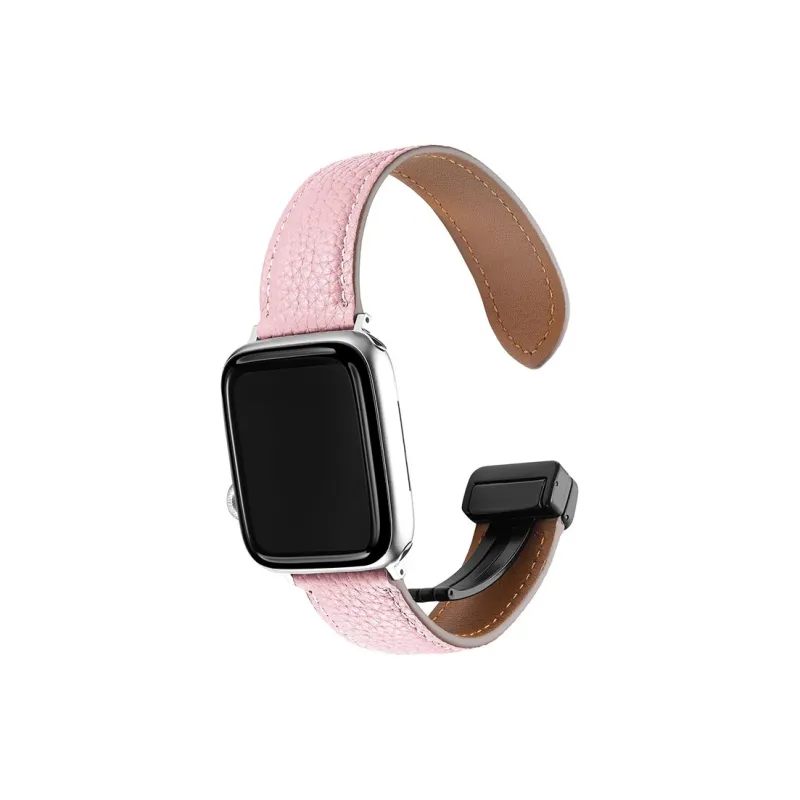 ZHENGGUANG Watch Band Apple Compatibility Cowhide Leather Material-2