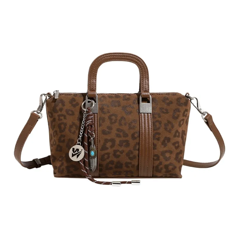 H-YXIANG Microfiber Synthetic Leather One Shoulder Crossbody Handbag Women's Multicolor-0