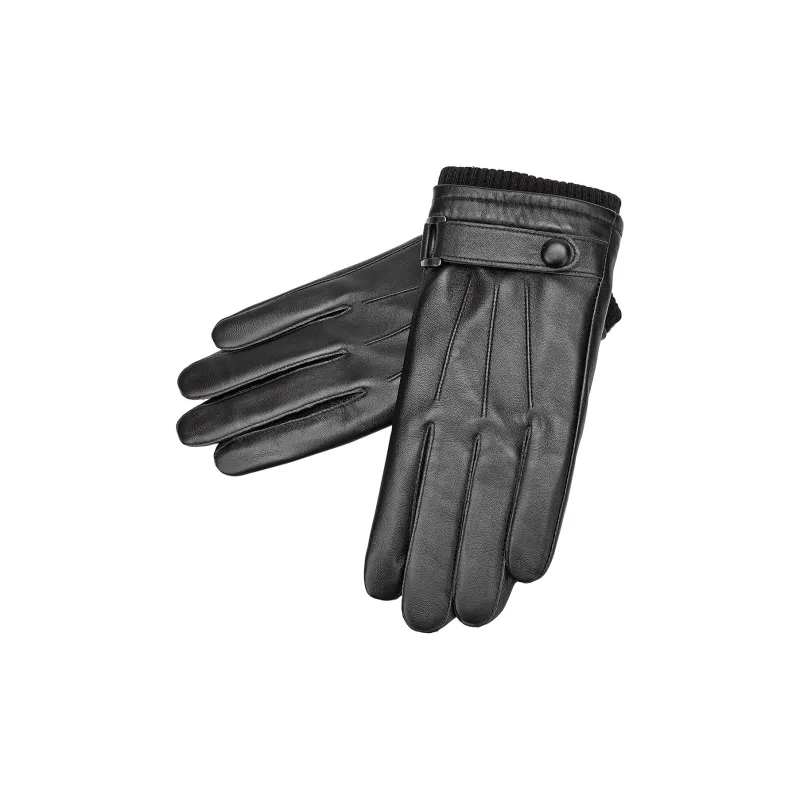BISON DENIM Sheepskin Gloves Men's-1