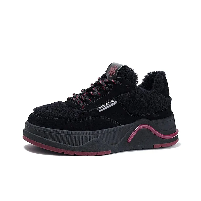 SELAIYA Thermal Low Top Skateboard Shoes Women's-5