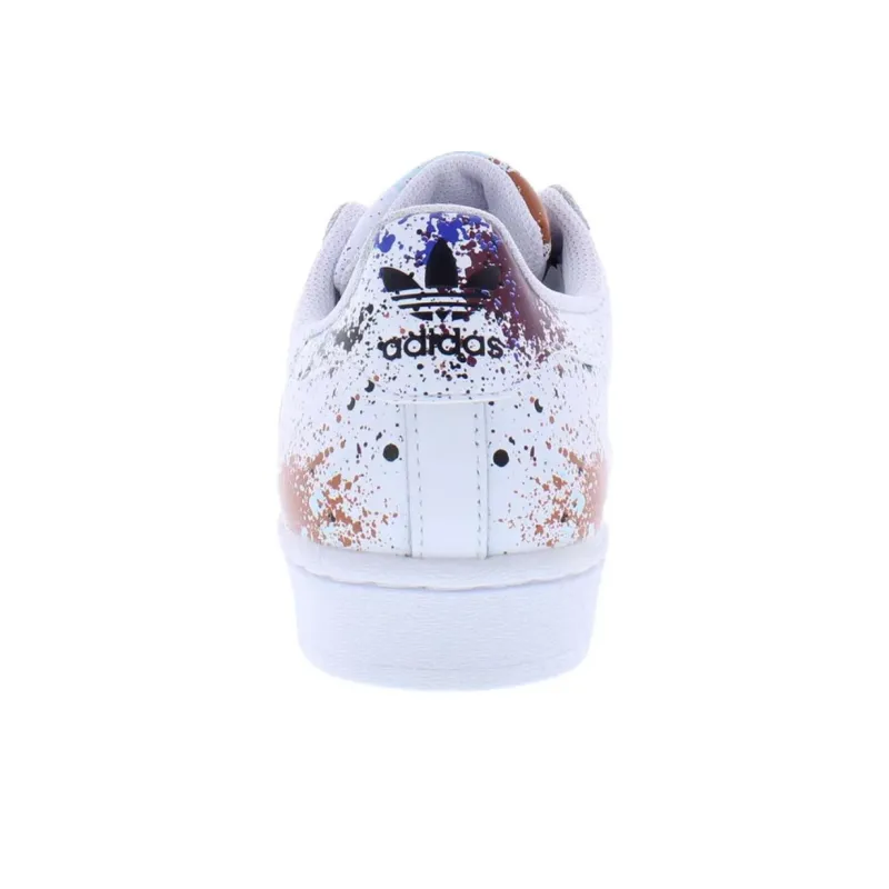 Adidas Anti Slip Wear Resistant Low Top Kids' Skateboarding Shoes White Kids'-1