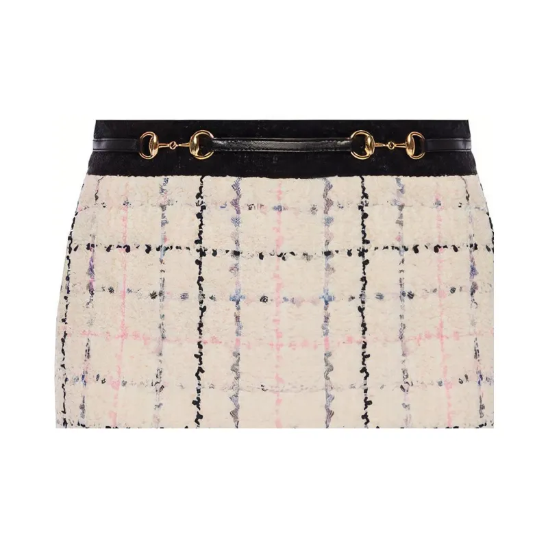 GUCCI Casual Short Skirts Women's Beige-5