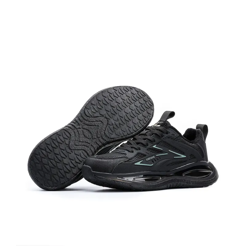 POLUDIYIPI Running Shoes Unisex Low Top Crystal Velvet Black-3