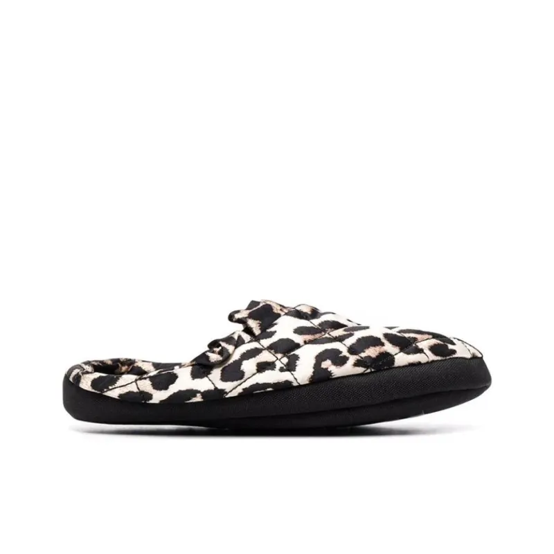 GANNI Leopard-print Slippers-1