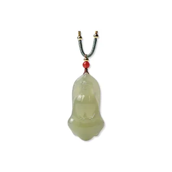 The Call Of The Heart Hetian Jade Pendants Green Jade Unisex
