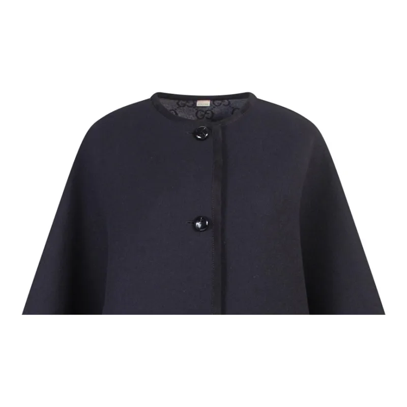 GUCCI Gg Supreme Reversible Wool Coat-4