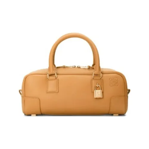 LOEWE Amazona Napa Calf Leather Shoulder Bag, Crossbody Bag, Handbag Regular Women's Warm Desert