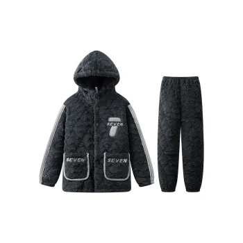Lan Miao Pajama Set Men's Matte Gray