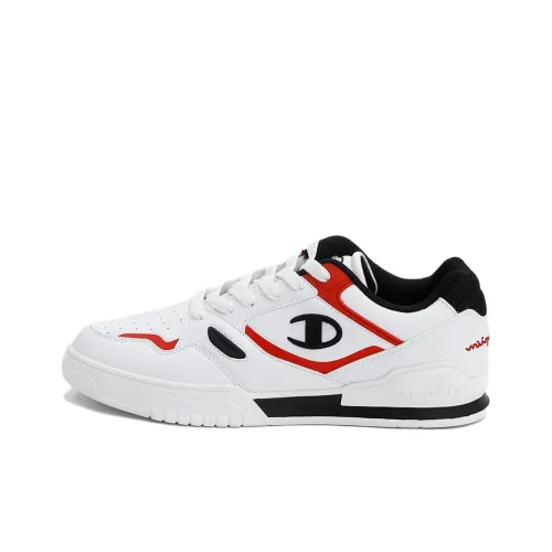 Champion Low-Top Casual Shoes Unisex White/Red
