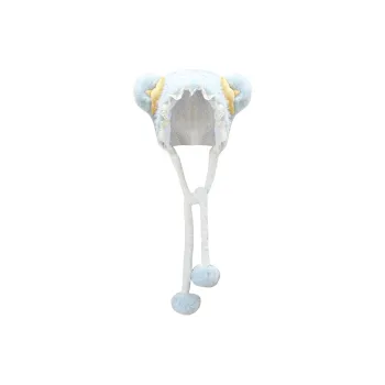 GUKOO Polyester Beanies Women's Aqua Blue