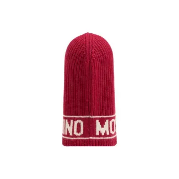 MOSCHINO Logo Intarsia Knitted Balaclava