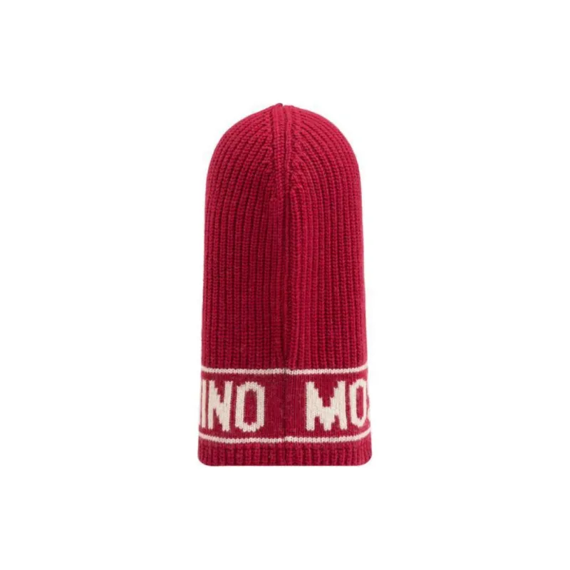 MOSCHINO Logo Intarsia Knitted Balaclava-0