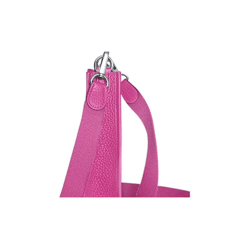 HERMES Evelyne Amazon Cow Leather Crossbody Bag Shoulder Bag 16 Women's Mulan Pink-4