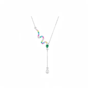 Fengyun Pavilion 925 Sterling Silver Necklaces Women's