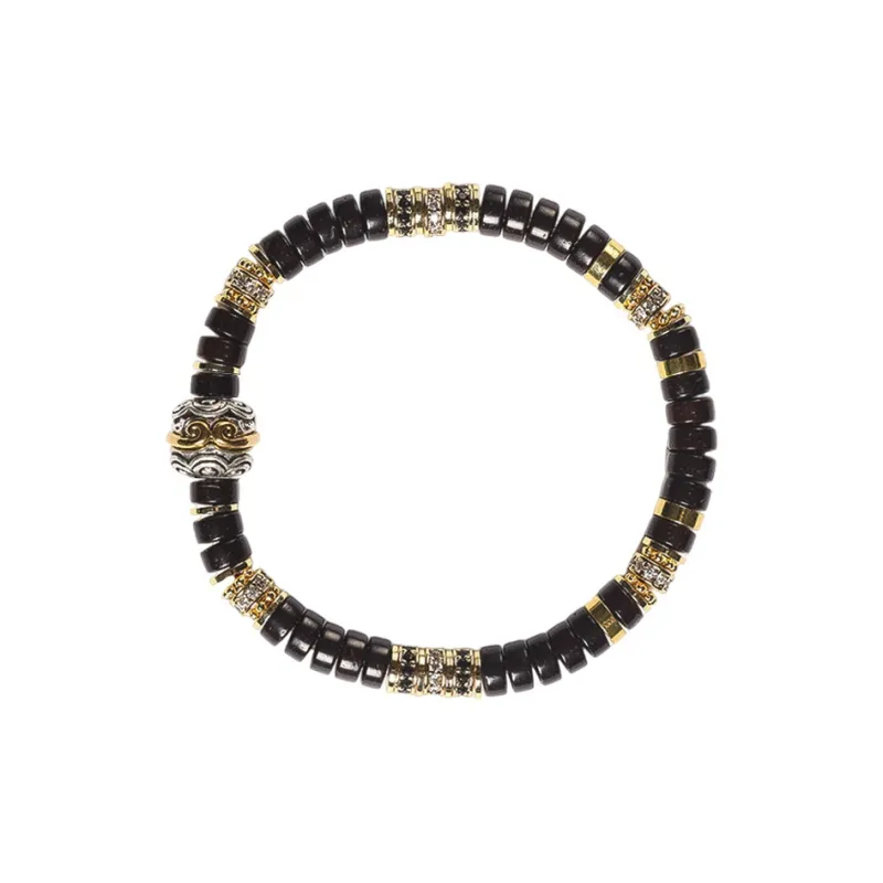 Jinghua Record Coconut Shell Beads Bracelets Unisex-0