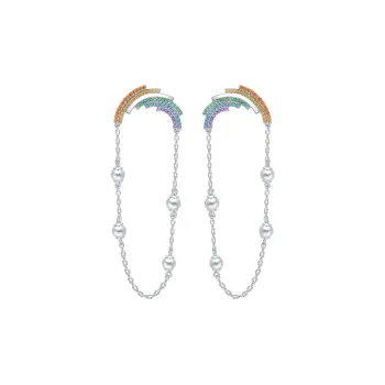 BABYBEI Shell Pearl Earrings Women's