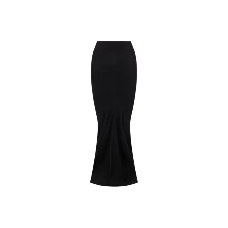 RICK OWENS Dauphine Knit Mermaid Skirt-1