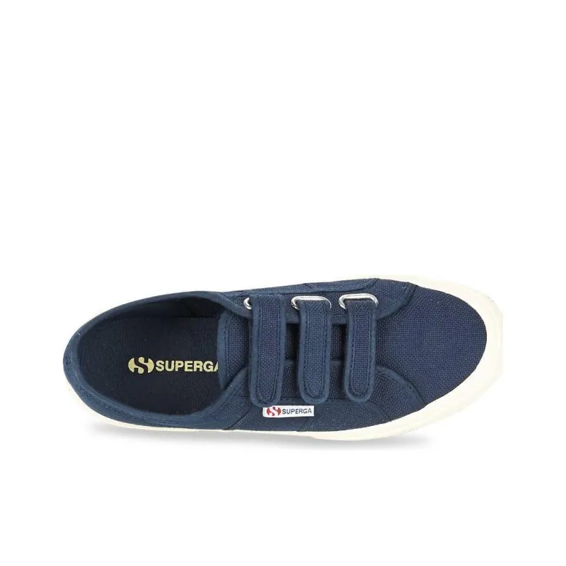 SUPERGA Low Top Casual Shoes Unisex Blue-3
