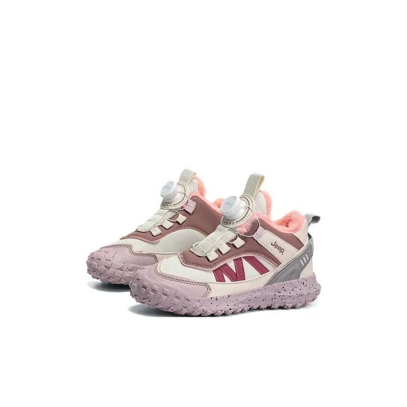 Jeep Slip Resistant Anti Kick Abrasion Resistant Breathable Thermal High Top Kids Lifestyle Shoes Kids'-2