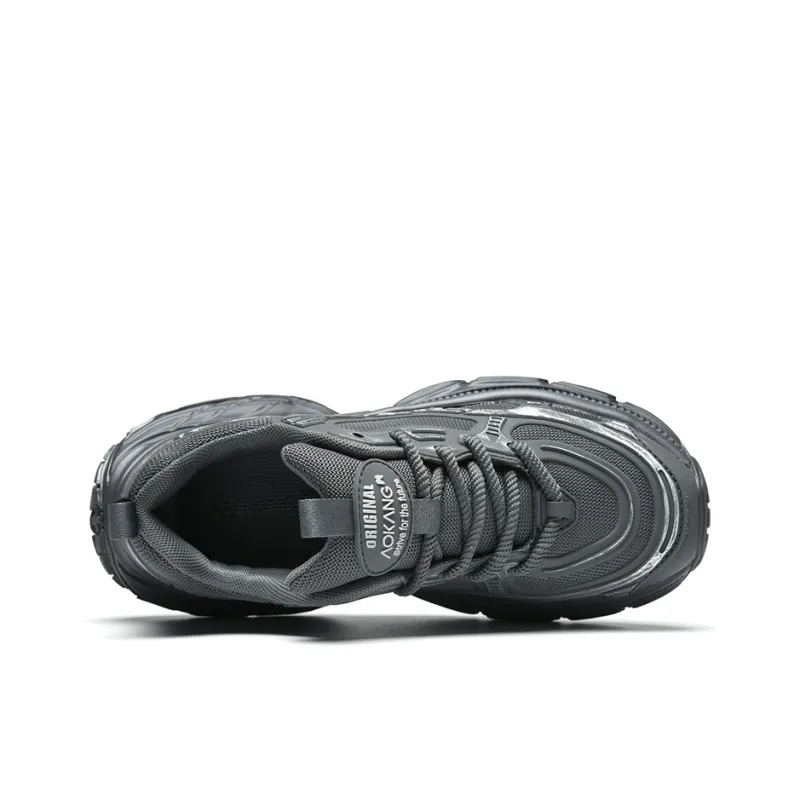 AOKANG Fashion Classics Series Cushioning Height Increasing Low Top Chunky Sneakers Men's-10