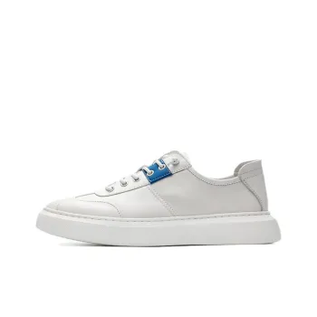 Walker Shop Low Top Skateboard Shoes Men's White