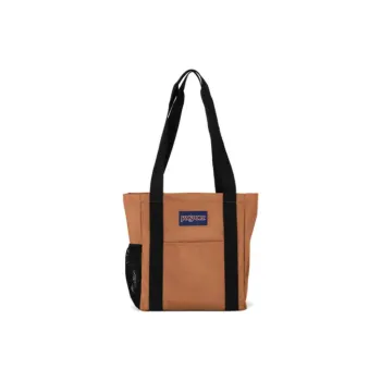 JanSport Polyester Tote Bag Shopping Bag Handbag Shoulder Bag Mini Unisex Brown