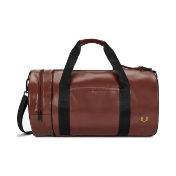 FRED PERRY Artificial Leather One Shoulder Crossbody Portable Travel Bag Regular Men's Whiskey Brown