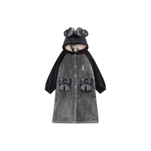 GUKOO x Disney Bath Robes Women's Light Heather Gray