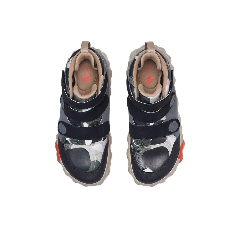 U.IN Figuras 5 Series High Top Casual Shoes Unisex-19