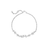 Wisteria Bracelet-S999 Fine Silver