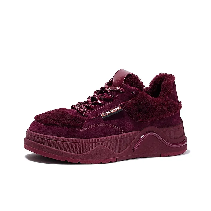 SELAIYA Thermal Low Top Skateboard Shoes Women's-0