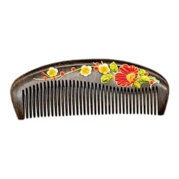 XIBI Sunkist Hand-Drawn Lacquer Art Comb Hairdressing Tools Massage Scalp Hair Growth