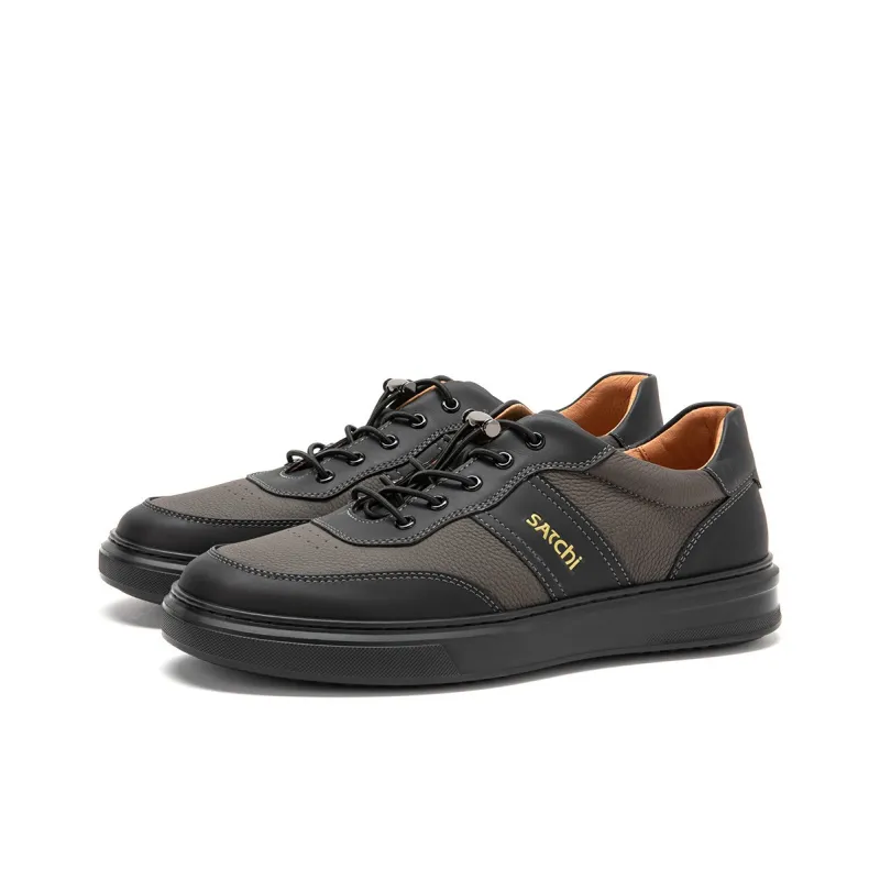 Satchi Low Top Skateboard Shoes Men's Black-2