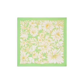 Sandro Mulberry Silk Silk Scarves Women's Lime Green
