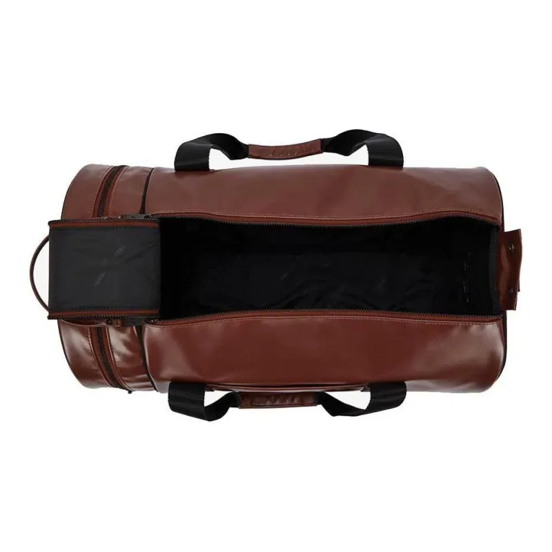 FRED PERRY Artificial Leather One Shoulder Crossbody Portable Travel Bag Regular Men's Whiskey Brown-3