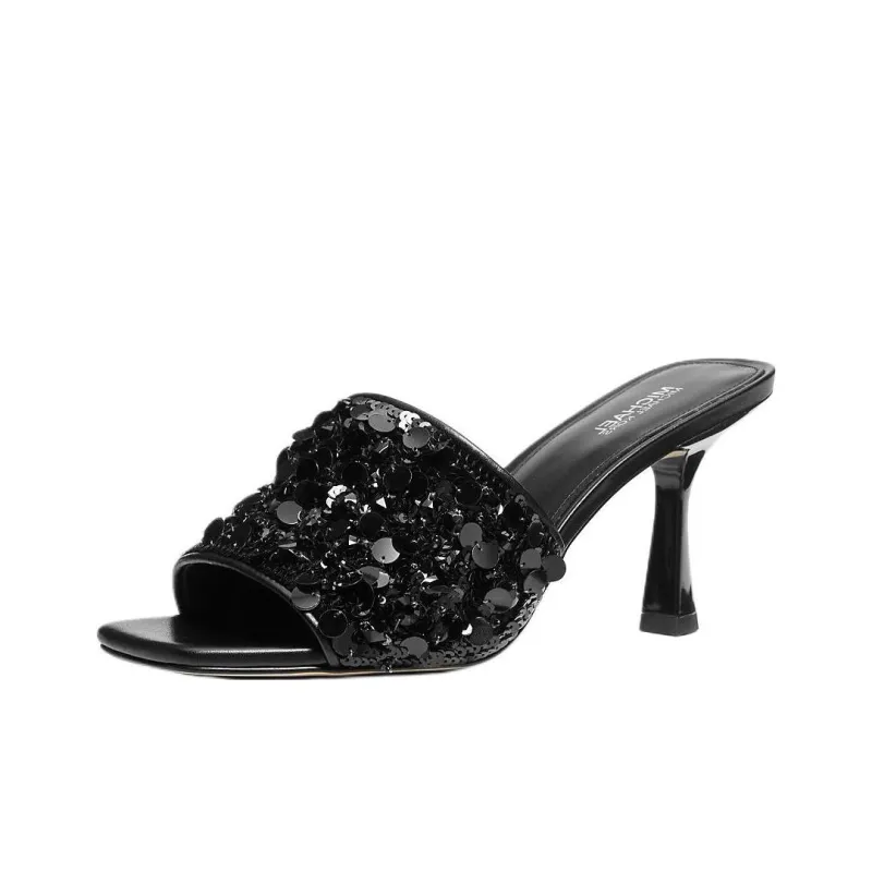 Michael Kors Tessa 75mm Open-toe Mules-4