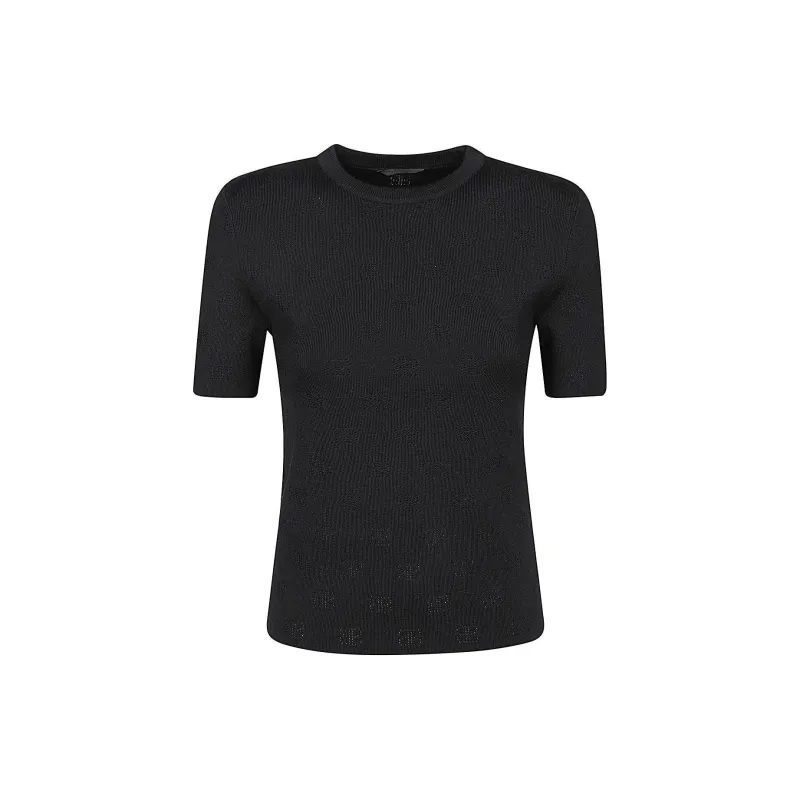 Balenciaga Crewneck Knitted Top-1