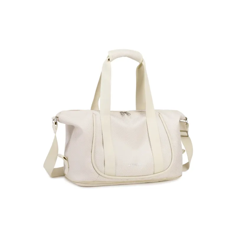 ZUOFEIFAN Fabric Travel Bag Regular Women's Beige-1