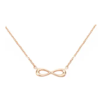 TIFFANY & CO. Infinity Series 18K Rose Gold Necklaces Women's