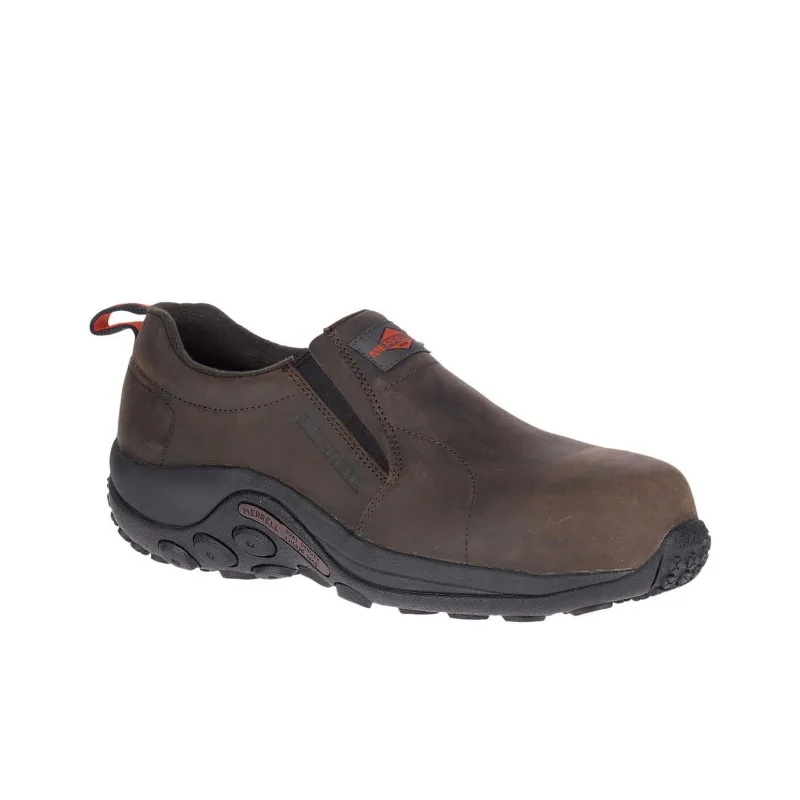 MERRELL Jungle Moc Anti-Slip Wear-Resistant Low-Top Casual Shoes Men's Dark Brown Loose Fit-2