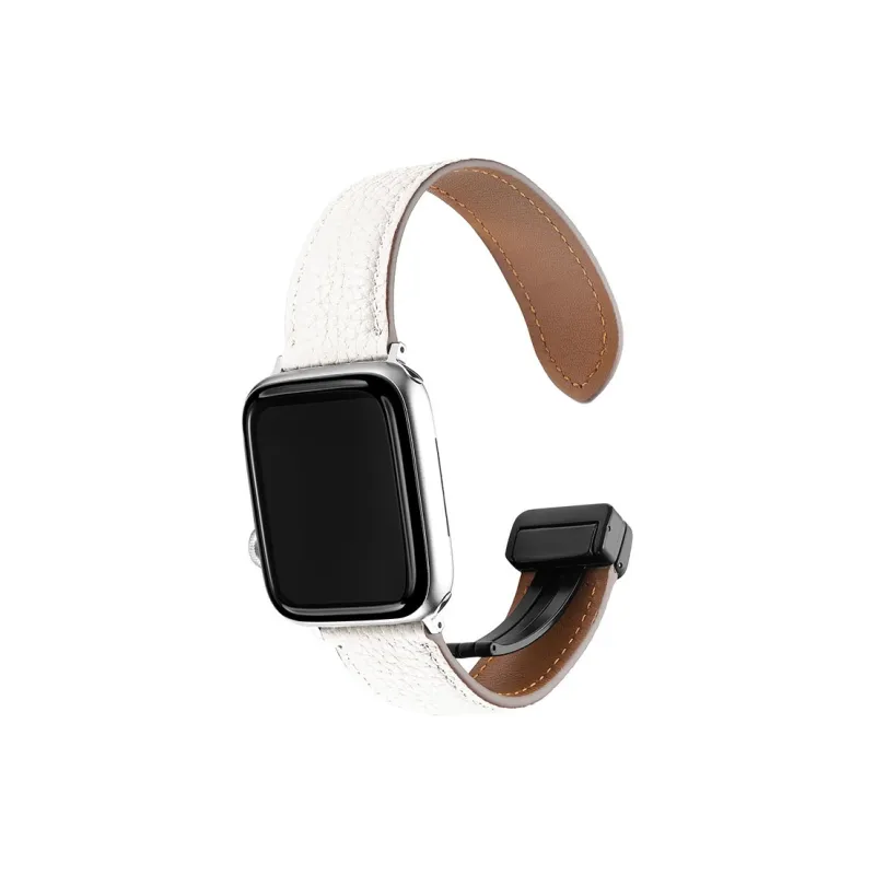 ZHENGGUANG Watch Band Apple Compatibility Cowhide Leather Material-5