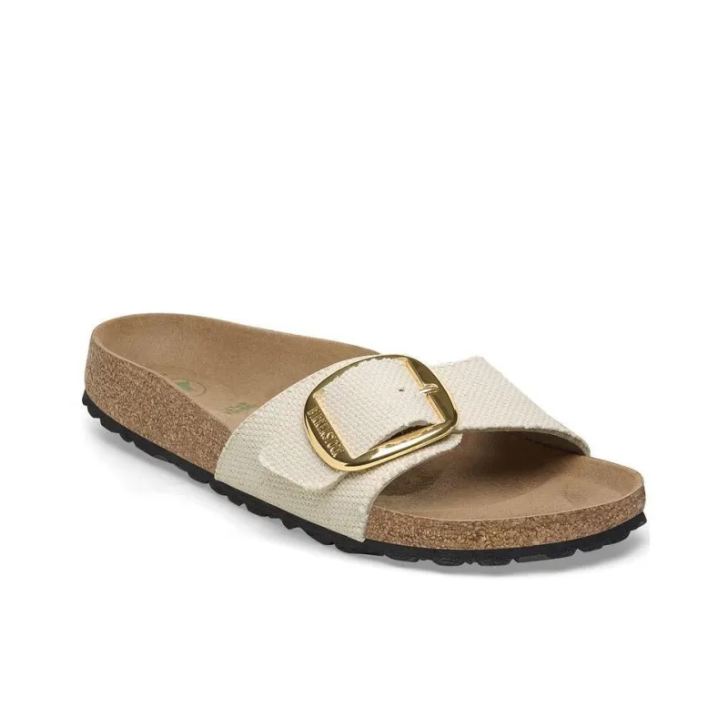 Birkenstock Madrid Big Buckle EVA Slip-Resistant Slide Slippers Women's Beige Regular-2