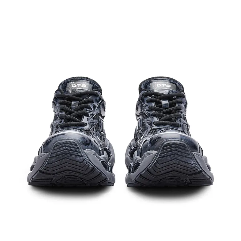 U.T.B Oracle Prophet Anti Slip Wear Resistant Breathable Coverage Low Top Chunky Sneakers Unisex-2