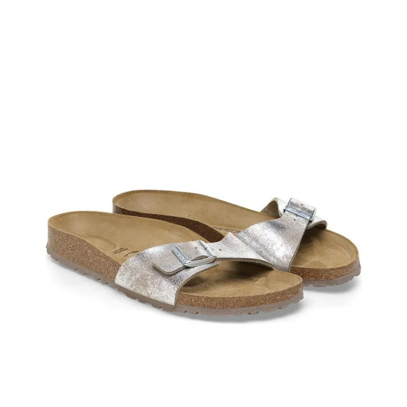 Birkenstock Madrid EVA Slip-Resistant Slide Slippers Women's Silver Regular-3